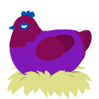 Apothic Dark, a violet and wine chicken with a head pattern