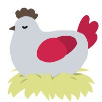 dave seeder, a mist and crimson chicken