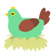 A spring and russet chicken