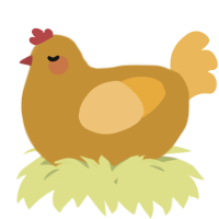 A gold and honey chicken