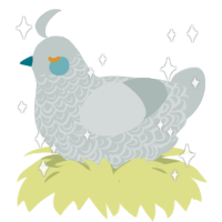 The Soul, a silver chicken with a double-lace pattern