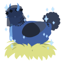 A honey and silver chicken with a neck-band pattern