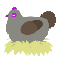 A ash and bark chicken