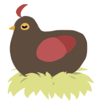 A bark and red chicken