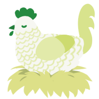 Key Lime Merengue, a white and lemon chicken with a lace pattern