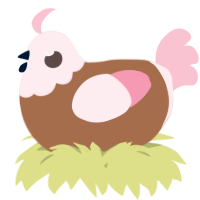 A brown and rose chicken with a head pattern