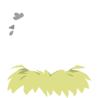 Ob-La-Di Ob-La-Da, a white chicken with a bar pattern