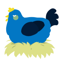 A sapphire and tumblr chicken