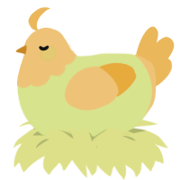 A lemon and honey chicken with a head pattern