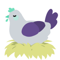 A mist and overcast chicken