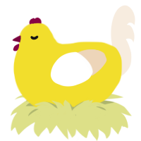 Lemon Curd Tart, a yellow and cream chicken