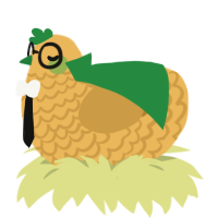 Cobs, a honey and gold chicken with a lace pattern
