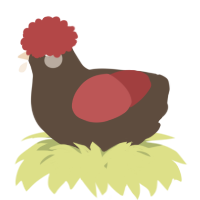 A bark and red chicken