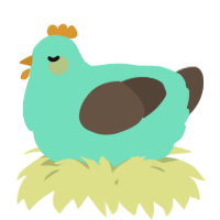 A mint and bark chicken