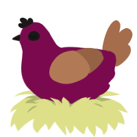 A wine and brown chicken
