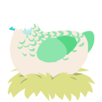jabon, a cream and spring chicken with a half-lace pattern