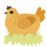 A honey and orange chicken with a half-lace pattern