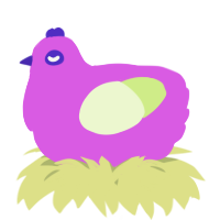 A orchid and apple chicken