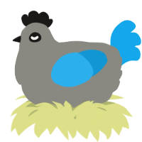 A ash and sky chicken