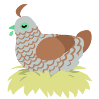 Microwaved Baked, a silver and brown chicken with a lace pattern