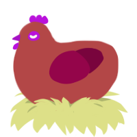try 2 for sterrh, a red and maroon chicken
