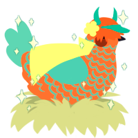 BITE SIZED, a sea and russet chicken with a lace pattern